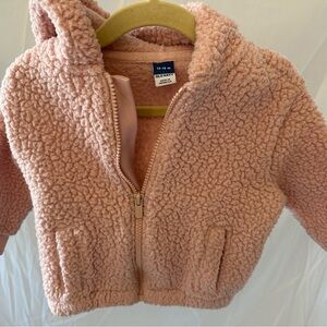 Old Navy Peach Sherpa Baby Hoodie